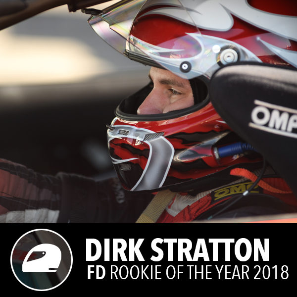 Dirk Stratton rookie of the year running fortune auto coilovers