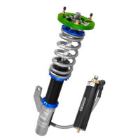 Pro 3 way adjustable coilover assembly for racing vehicles